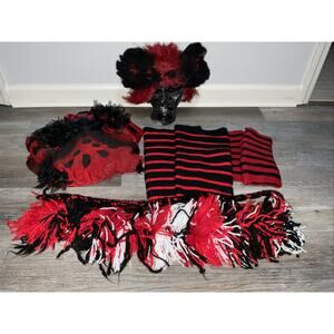 CATS BROADWAY MUSICAL COSPLAY RED CAT COSTUME WOMENS L